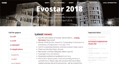 Desktop Screenshot of evostar.org